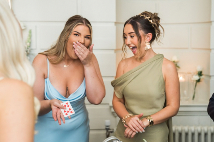 wedding magician at Davenport House