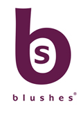 blushes hair and beauty group logo blushes in cheltenham, gloucester and cirencester