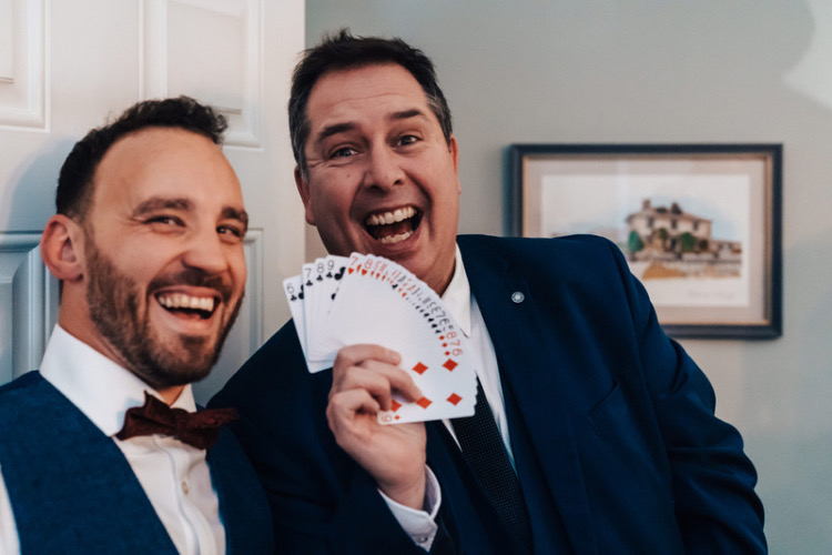 Richard Parsons professional magician in the Cotswolds performing tricks at Widbrook Grange Hotel